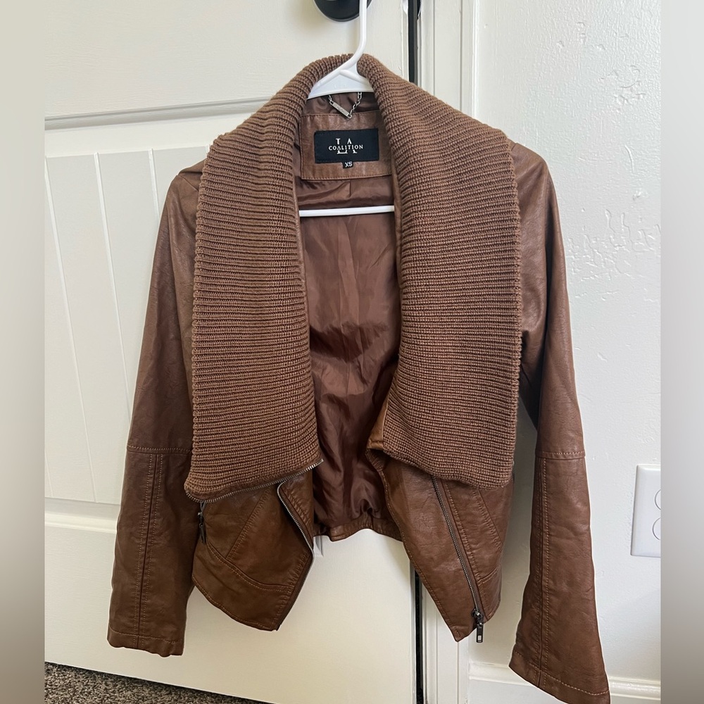 Leather jacket